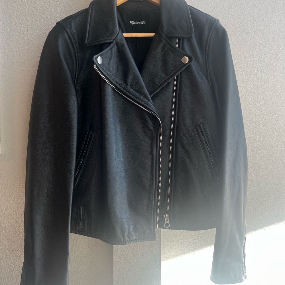 Faux leather Madewell jacket